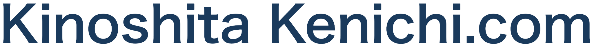 Kinoshita Kenichi.com